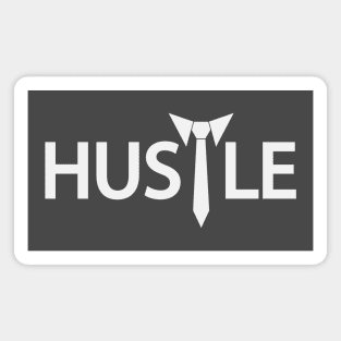 Hustle artistic typography Magnet